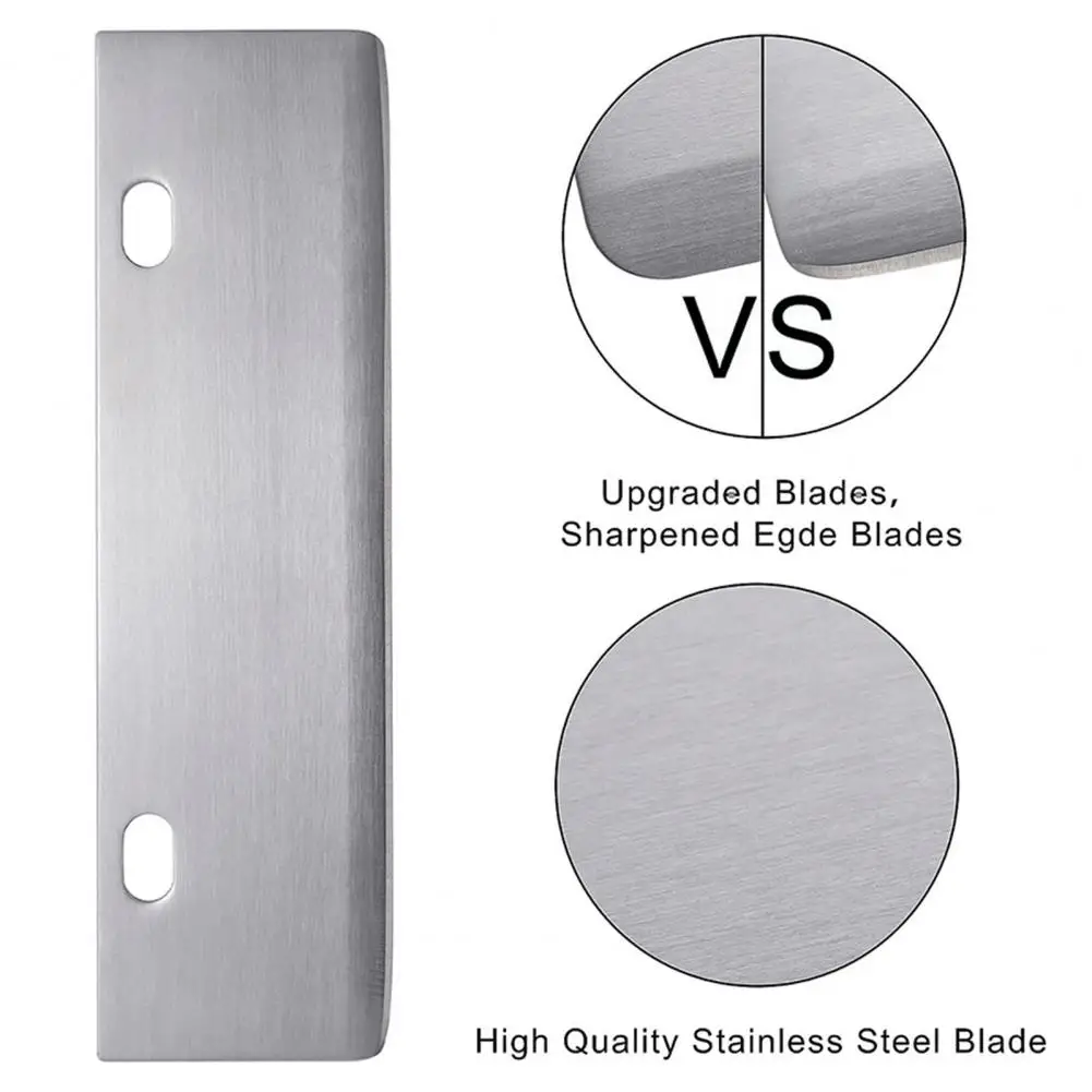 Grill Scraper Replacement Blade Grill Spatula Maintenance Tool Bbq Tools Heavy Duty Stainless Steel for Outdoor