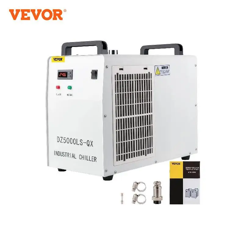 Vevor Cw-5200 Cw5000 Macchina Per Incisione Laser Cnc Chiller Thermolysis Raffreddatore D'Acqua Industriale Raffreddamento Del Tubo Laser In Vetro Co2