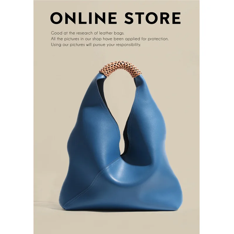 Genuine Leather Shoulder Bags Female Cow Leather Handbags