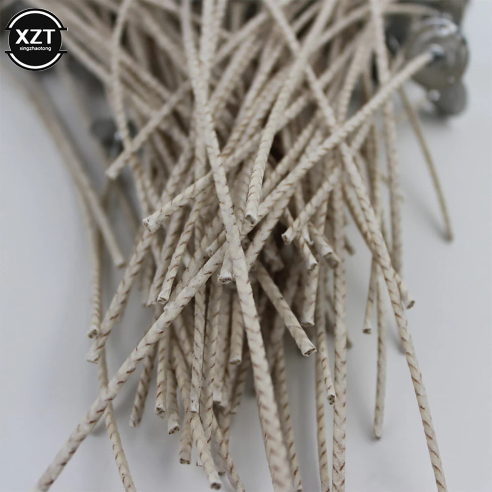 Candle Wicks 100pcs/Bag Pure Cotton Soybeans Core Candles Smokeless Wicks 2mm And 20cm Candle Making Supplies Accessories