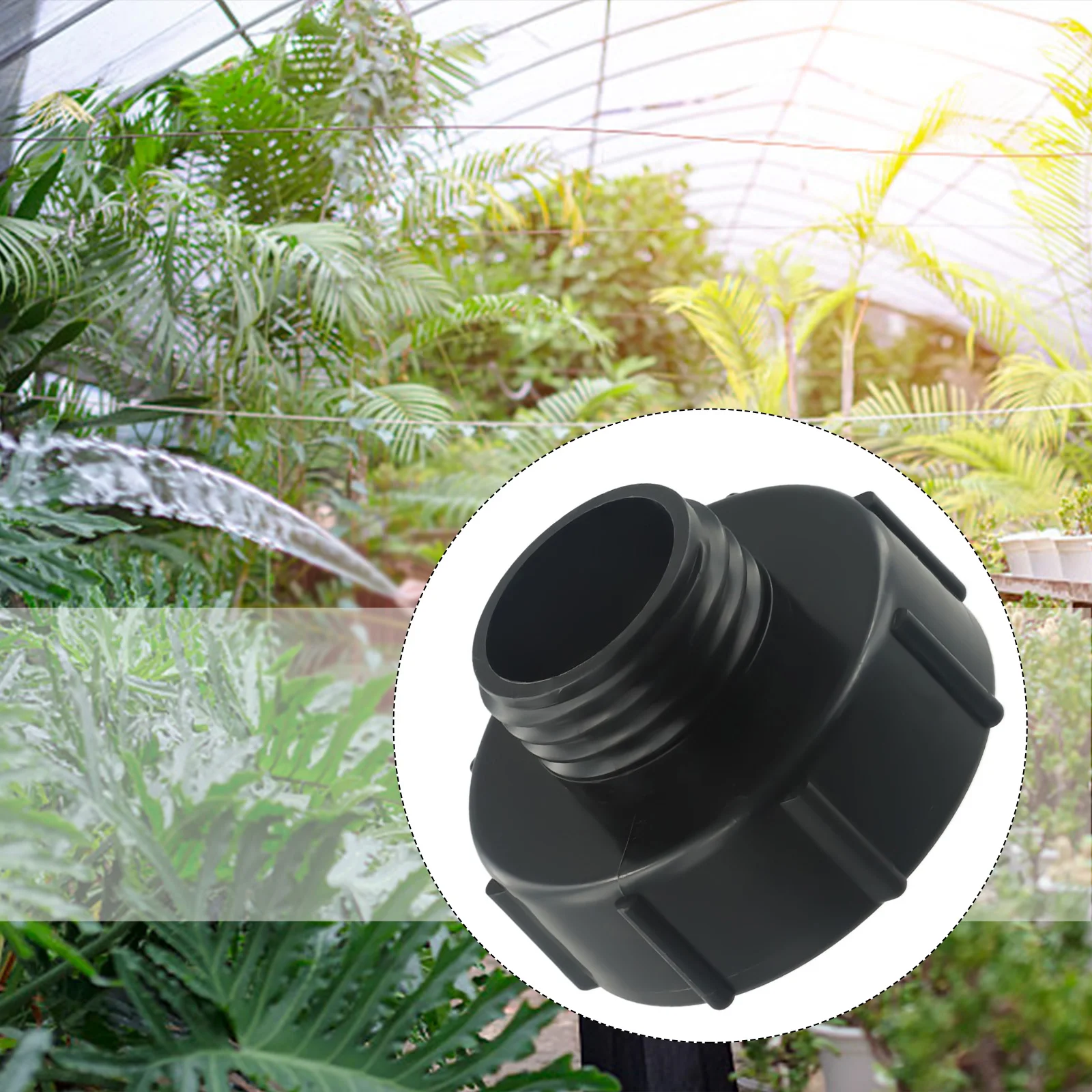 Fits 1000l rainwater tanks IBC Adapter Plastic IBC connectioner S100 x 8 to S60 x 6 For water tanks Hot High Quality Useful