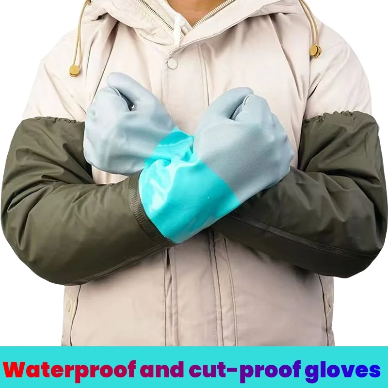 

Acid and alkali resistant thickened warm waterproof, super long wear-resistant rubber, fishing and waterproofing, anti-slip