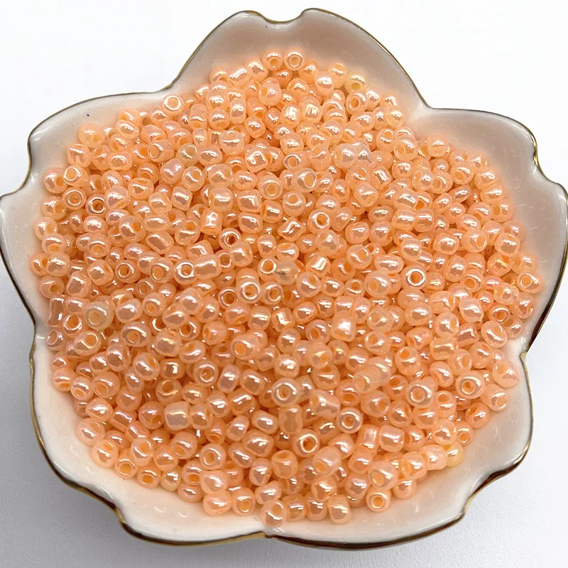 15g/lot 2mm 3mm 4mm Cream Beads Charm Czech Glass Seed Beads DIY Bracelet Necklace for Jewelry Making glass beads