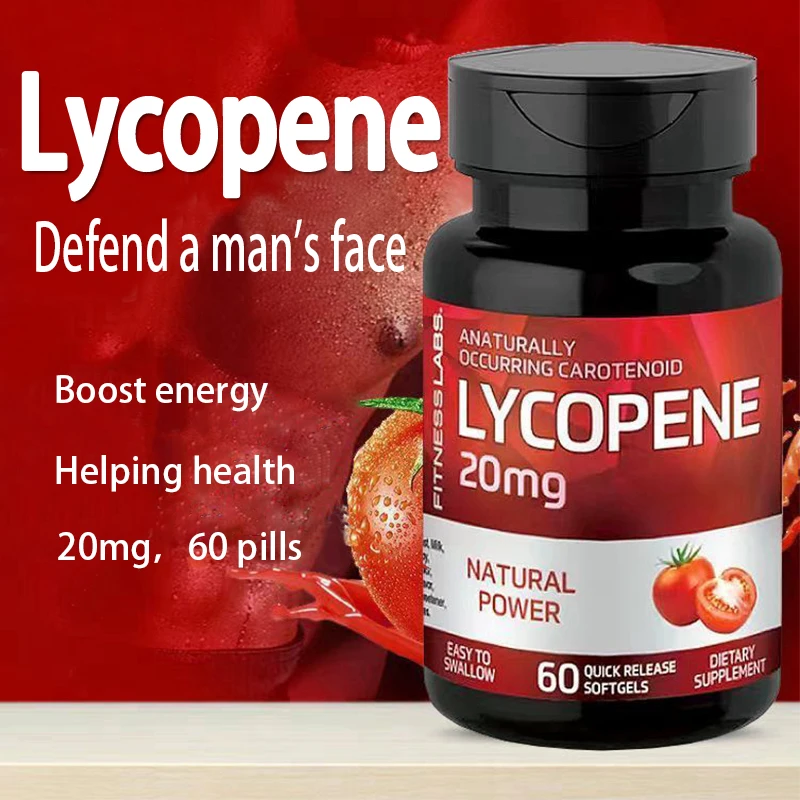 1 bottle of lycopene soft capsule 20mg improves cardiovascular function and improves periodontitis