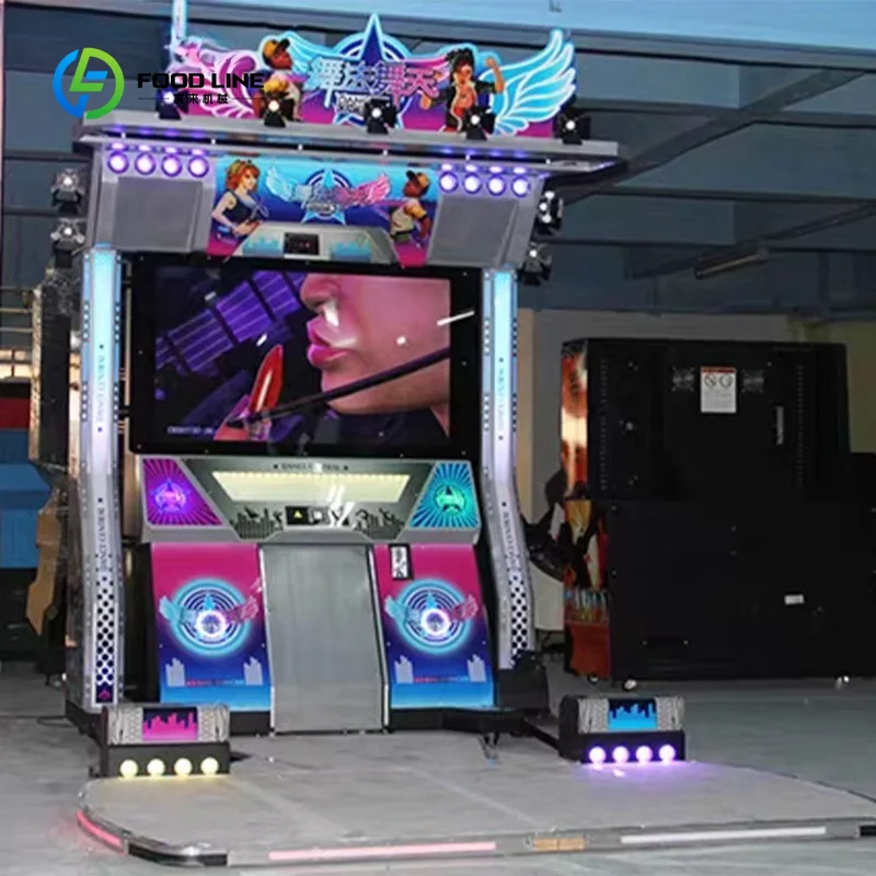 Customized Games Dance Machine Coin Operated Dancing Arcade Game Consoles Indoor Entertainment Equipment Shopping Malls Party