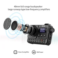 MLOVE BV800 Super-Portable Bluetooth Speaker with FM Radio,LCD Screen Display, Antenna, AUX Input, USB Disk, TF Card, MP3 Player - Image 2