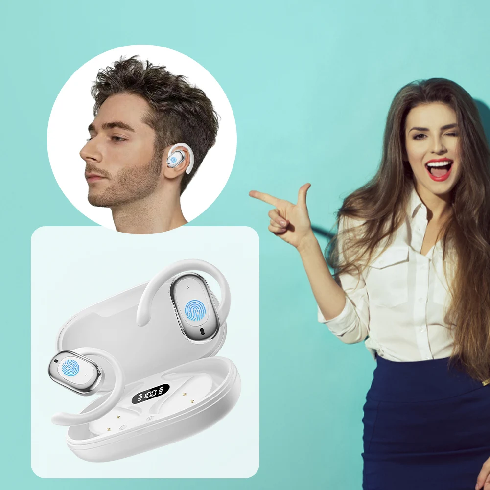 Bluetooth-Compatible TWS AI Translator Earbuds Adjustable Language Translator Earphone 3-in-1 Real-Time Translation Headphones translator earbuds voice translator language translator translator earphones translation headset