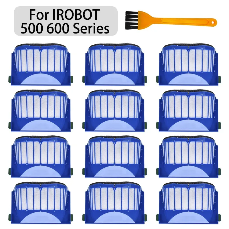 

Replacement Parts 10*aero Vac Filters Kit For Irobot Roomba 500 600 Series 536 550 551 620 630 650 660 Vacuum Cleaner Accessory