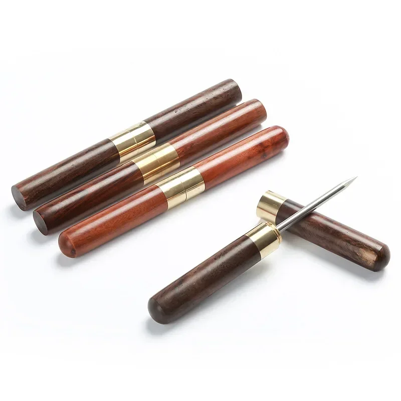 Ebony Tea Needle with Solid Wood Handle &ndash; Precision Pu'er Tea Knife for Easy Tuocha & Cake Breaking, Essential Teaware Tool