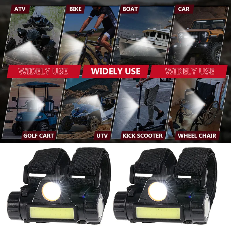 2Pcs 12V 유니버설 롤 바 케이지 마운트 인테리어 LED 조명 IP65 방수..