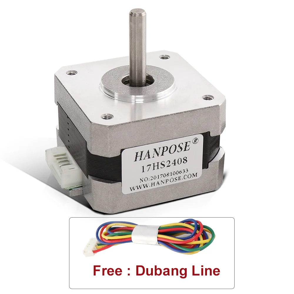 High torque certification 17HS2408 4-lead 42 motor 42BYGH 0.6A 12N.CM CNC Laser and 3D printer motor Nema17 Stepper Motor
