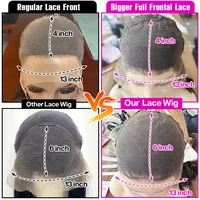Princesse cheveux 13x6 HD Transparent dentelle avant perruques de cheveux humains pour les femmes 13x4 brésilien vague de corps dentelle frontale perruque avec des cheveux de bébé 6
