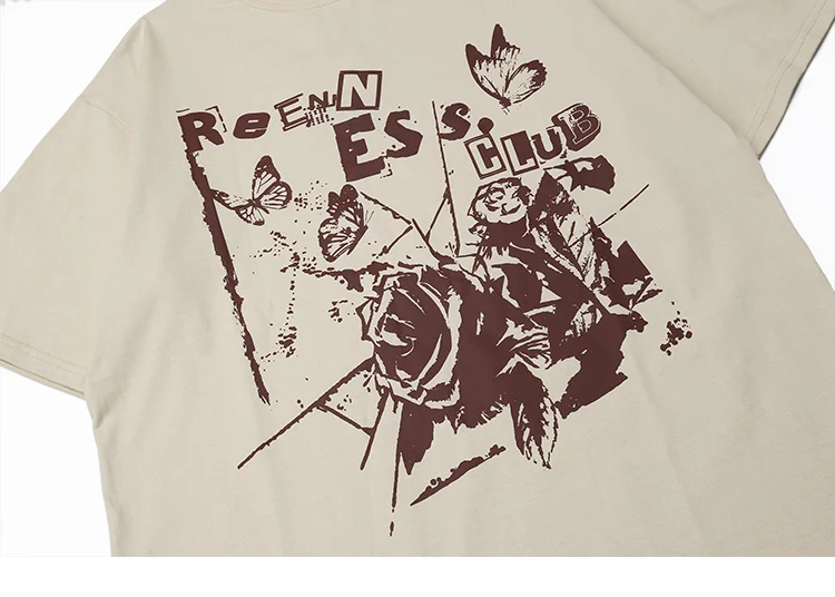 Rose Butterfly Graphic T-Shirt S6f34048a25804885a34746d551bdd931o