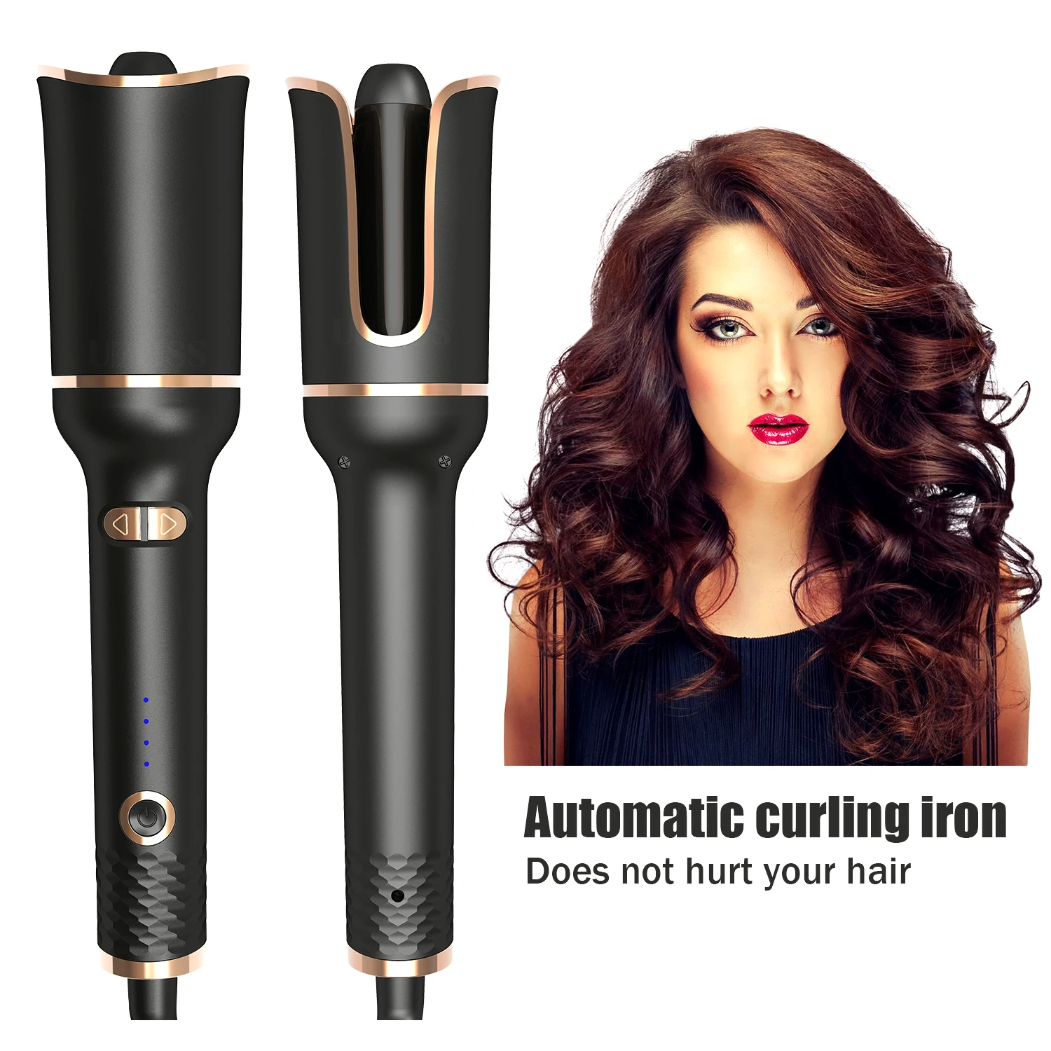 Curling Irons Automatic Hair Curler With Tourmaline Ceramic Heater And Led  Digital Mini Portable Curler Air Curling Wand Tools