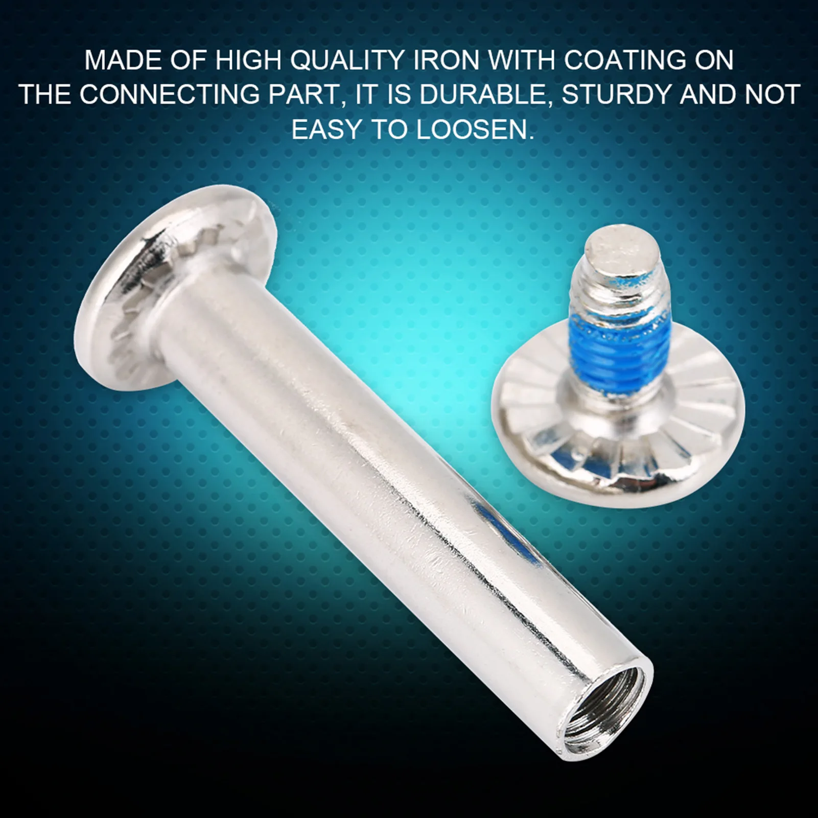 10pcs Inline Skate Replacement Skating Screws Fittings Skates Wheel Axles Hardware Inline Skate Replacement Inline Skating Screw