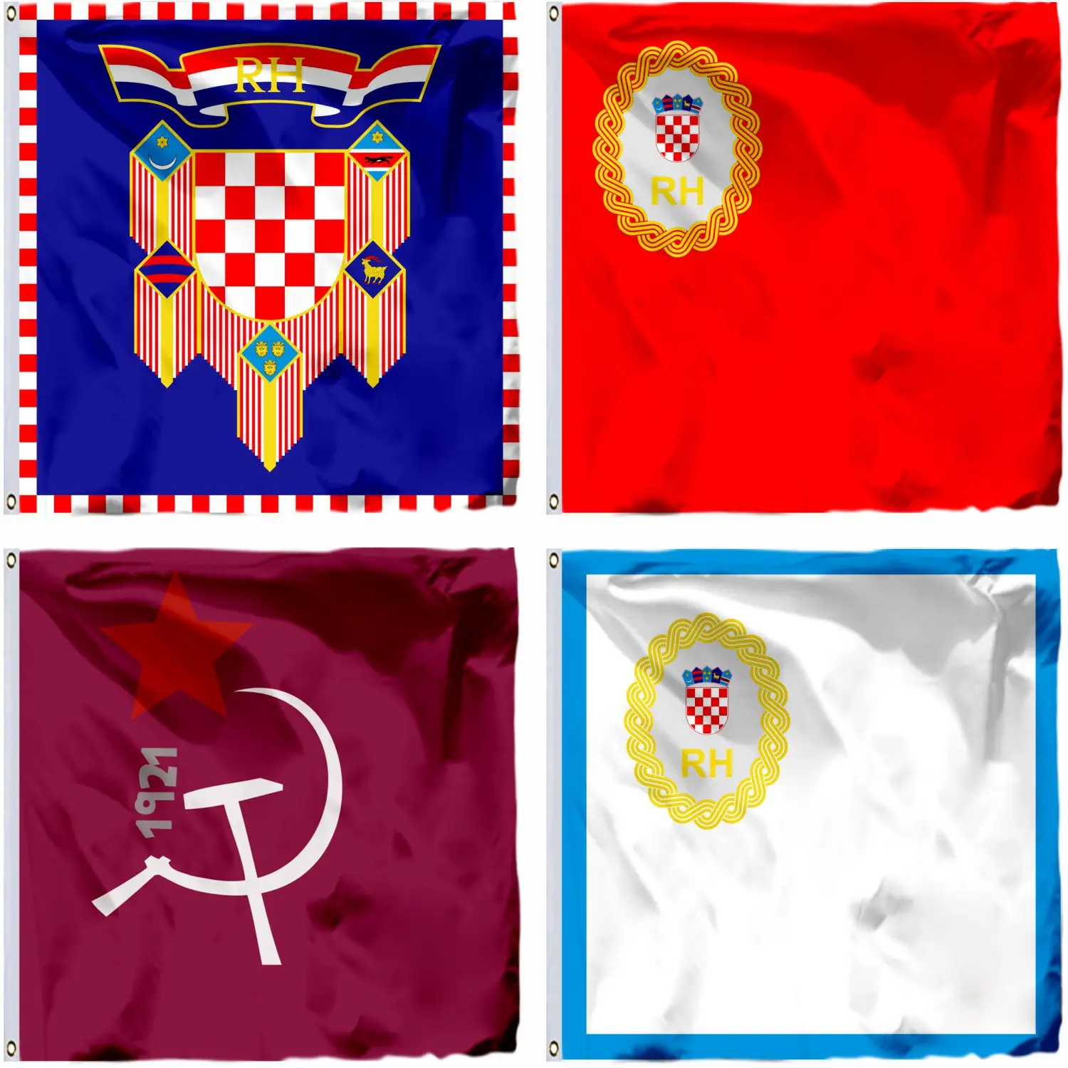 

Флаг президентской республики альбона, 4 х4 фута, 120x120 см, баннер Zastava predsjednik Hrvatskog Sabora 21 х21 см