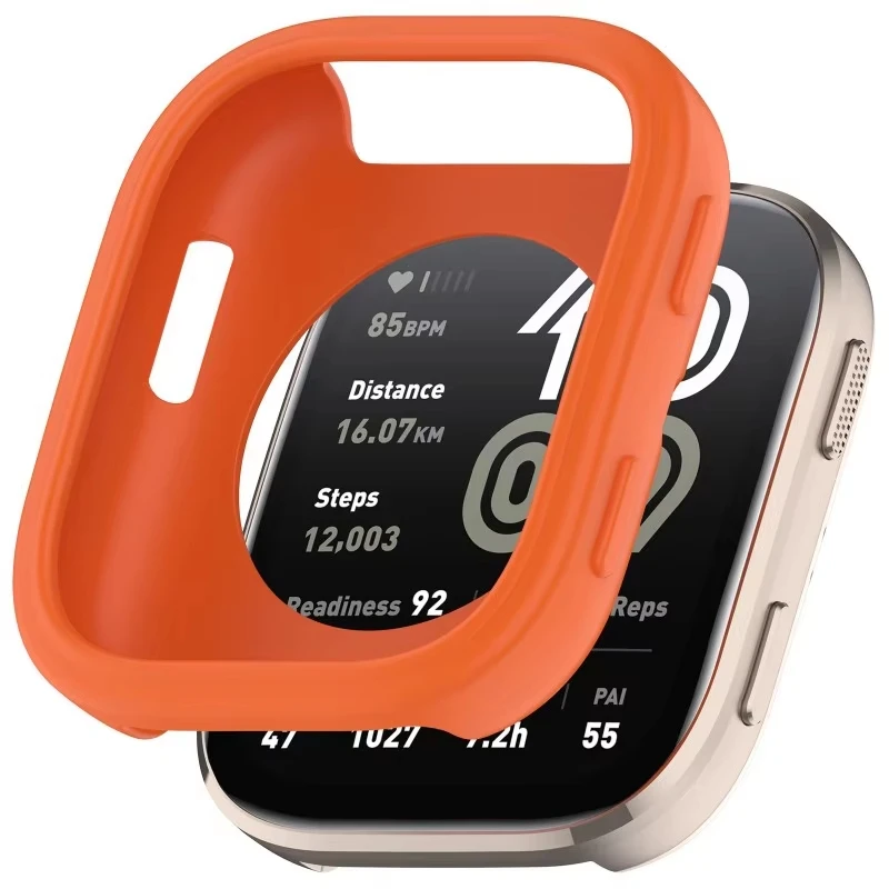 Silicone Case for Amazfit Bip 6 smartwatch Accessories Hollow Protective Shell Scratch Bumper Cover