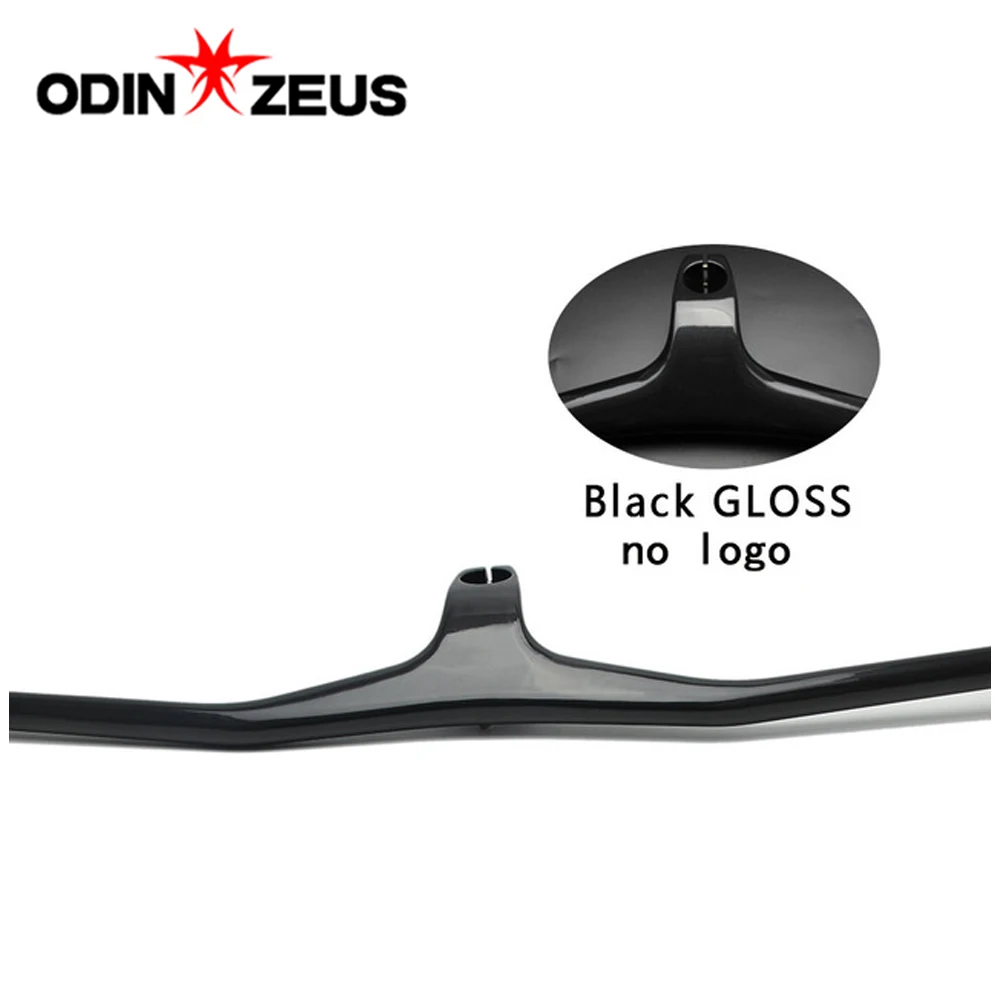 

Riser -17 degree Manillar Carbon Fiber MTB Bicycle One-shaped Integrated Handlebar MTB Bike Parts With Stem 70/80/90/100*740mm