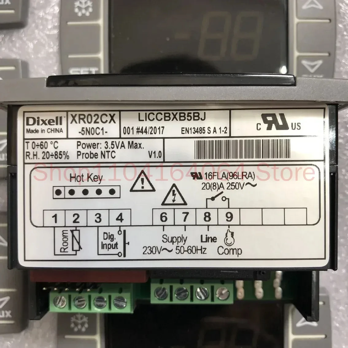 Contrôleur/régulateur De Température DIXELL XR04CX-5N0C1 - 230V - Neuf - Italie