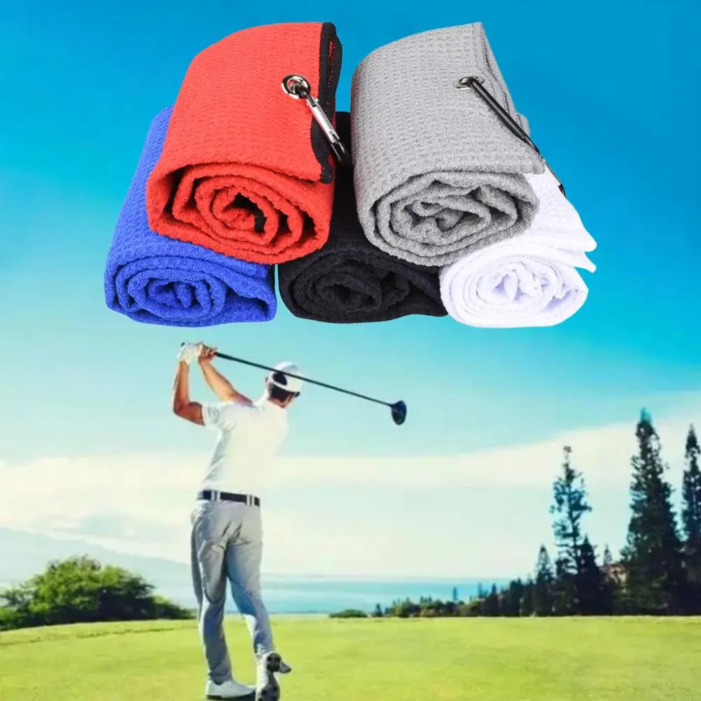 

Golf Club Towel Quickly Drying Water Absorption Accessory Waffle Pattern Golf Club Towel for Golf Training