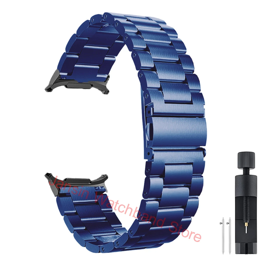 Luxury Stainless Steel Watch Strap - No Gap Metal Band Bracelet