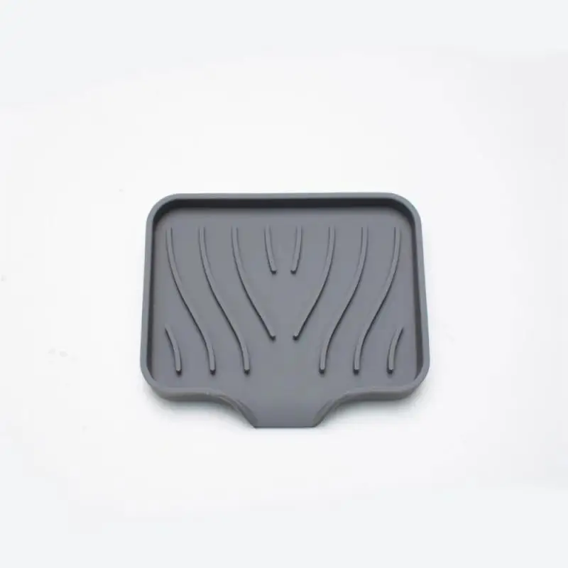 2024 Silicone Drain Soap Box Kitchen Bathroom Anti-slip Sink Tray Creative Washing Table Soap Tray Free Punch Drain Rack