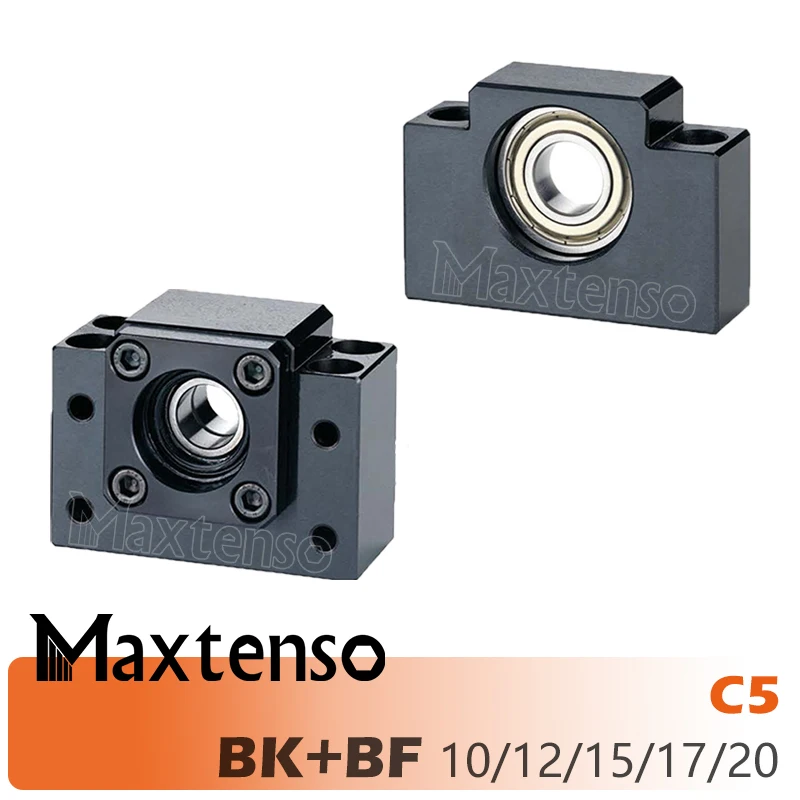 

MAXTENSO BKBF C5 Ballscrew Support Unit Set Professional BK10 BK12 BK15 BK17 BK20 BF10 BF12 BF15 BF17 BF20 Ground Ball Screw MTO