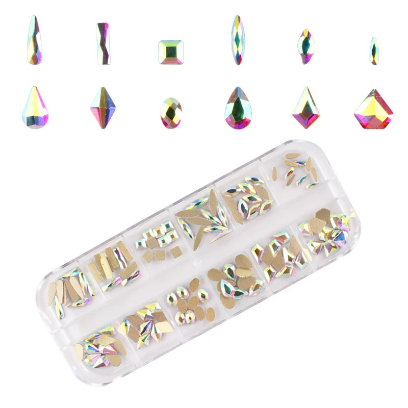 4200pcs Rhinestones for Nails Nail Glitter Sequins Nail Decals with  Crystals Nail Gems Diamonds for Nail Art Including Wax Pencil for  Rhinestones And Rhinestone Picker