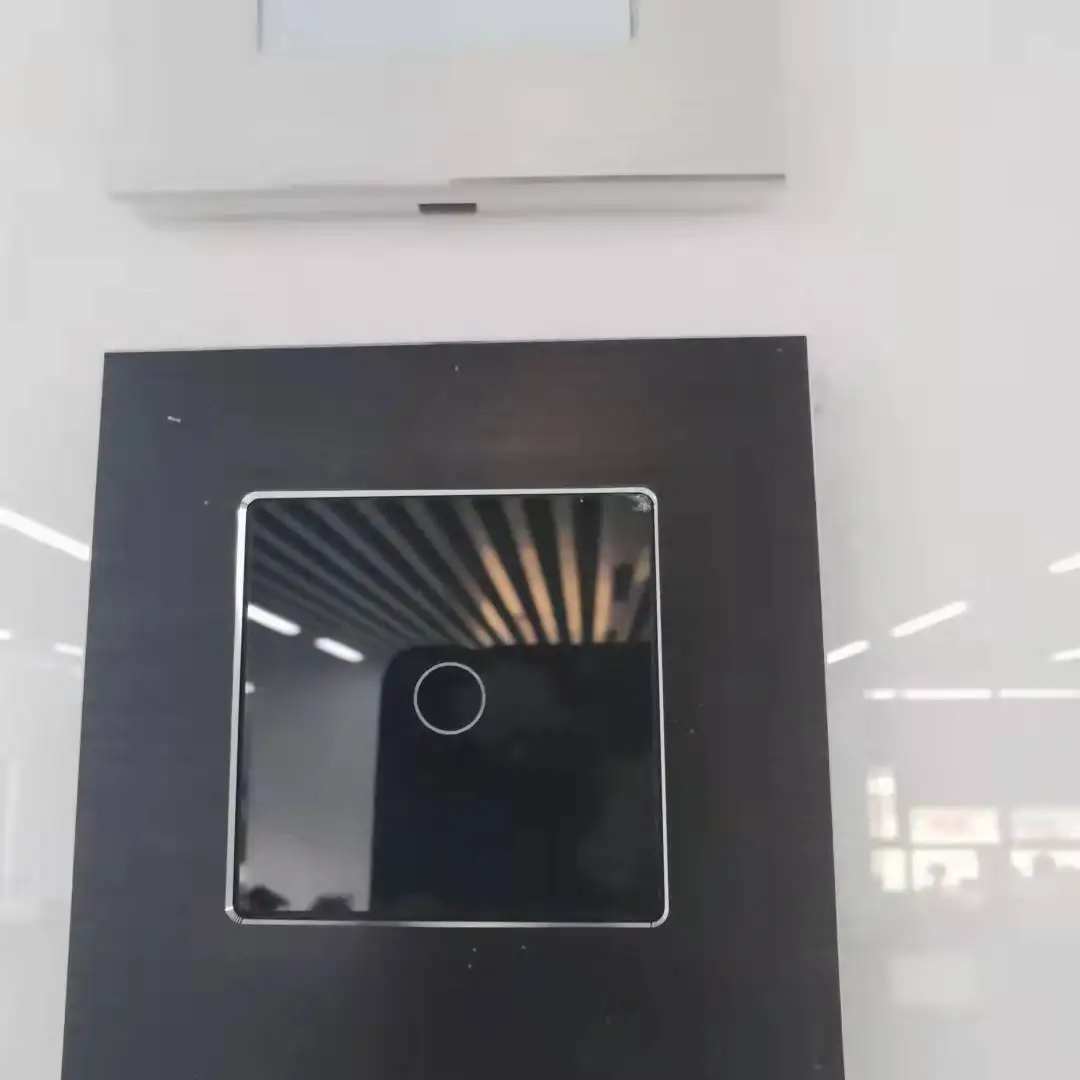 Switch Glass Panel EU Standard 86mm Pearl Crystal Glass Single