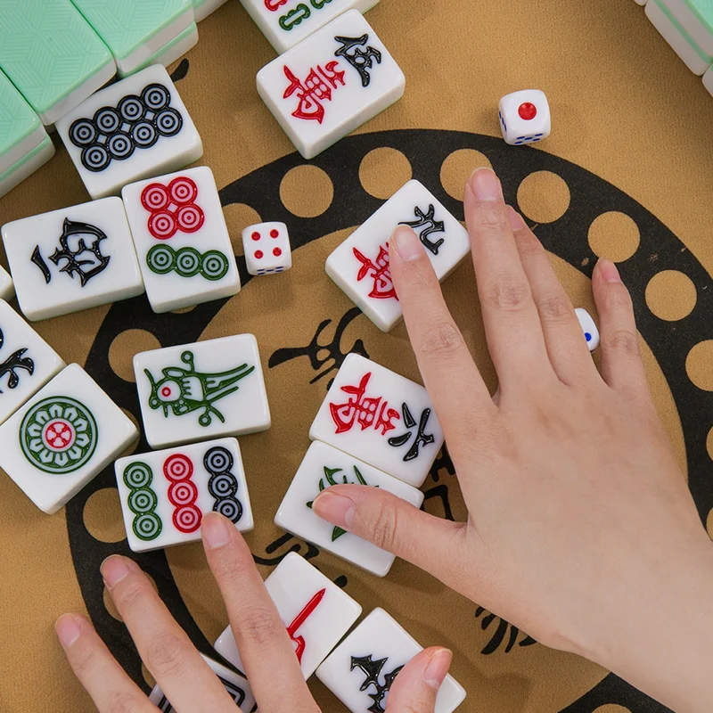 Table Games Mahjong Luxury Family Professional Themed Unique Mahjong Games  For Adults Family Chadrez Jogo Sports