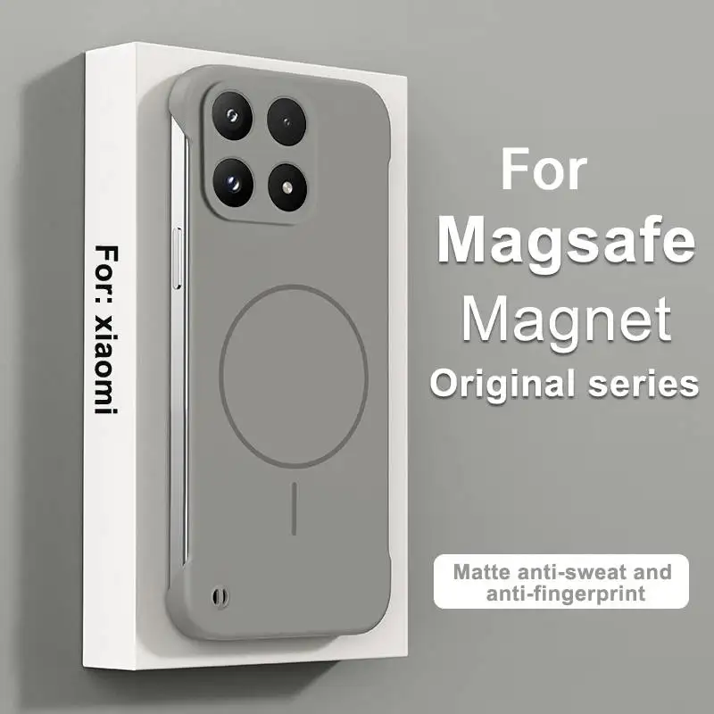 Frameless Solid Color Magnetic Case with Slim Matte Finish
