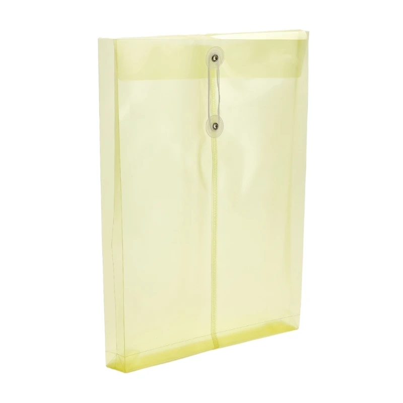 

20 Pieces Transparent File Bags with String Closure Letter Size File Folder Bag