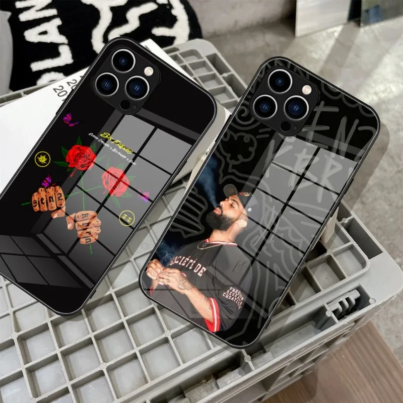 Eladio Carrion Eladio Carrion Sauce Boyz Rose Phone Case Vetro Temperato Per Iphone 15 14 11 12 Pro 8 7 Plus X 13 Pro Max Cover