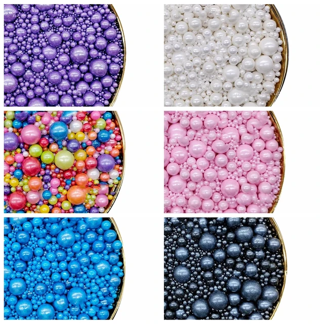 CLEARANCE Caviar Beads Fake Cupcake Toppings Faux Sprinkles (Pink