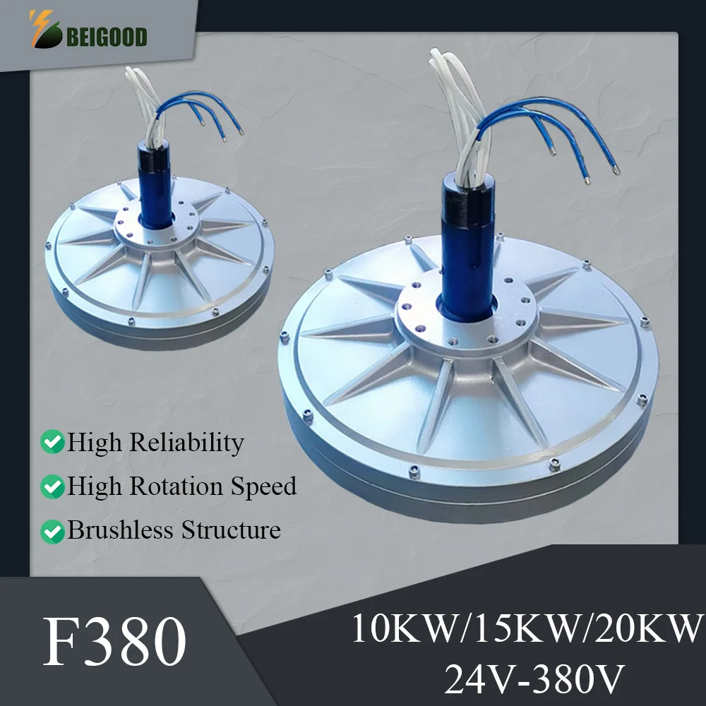 

10kw 15kw 20kw Wind Turbine Generator 24V-380V 180 Rpm Power Magnetic Dynamo Water Turbine Hydro Alternator Free Energy Windmill