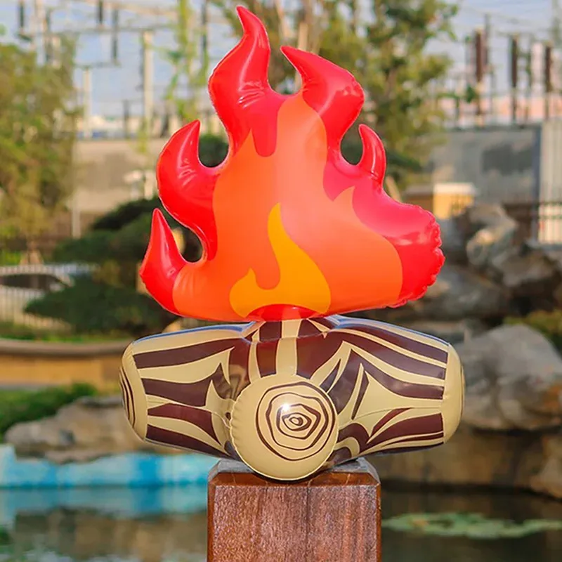 Inflatable PVC Bonfire Yard Decoration for Camping Party