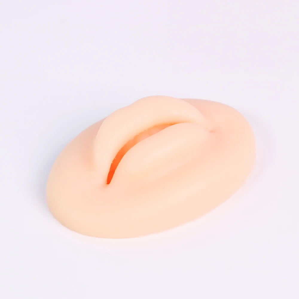 1pc Microblading Reusable 3D Silicone Lip Skin Practice For PMU Beginner Training Tattoo Permanent Makeup