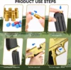 Desert Eagle Shell Ejecting Toys Gun Foam Blaster EVA Darts Shooting Games Education Toy Model Gifts for Kids Boys Girls 4