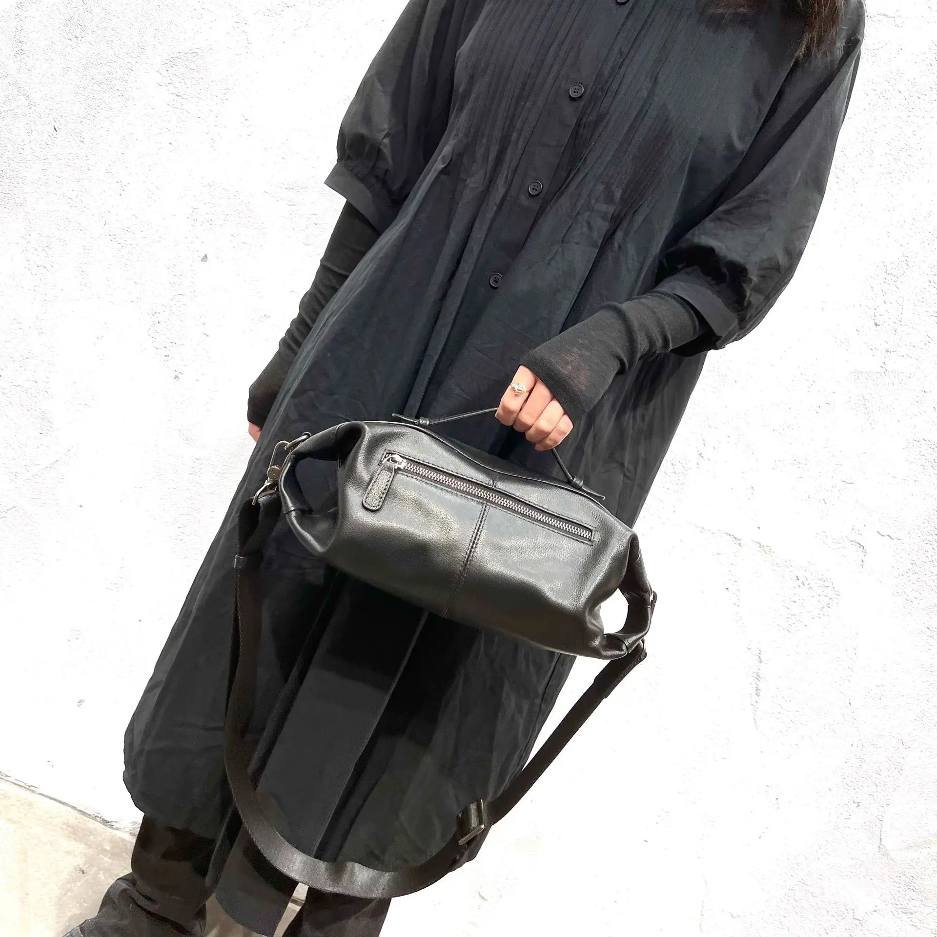 Genuine Leather Women's Bag Handmade Top Layer Leather Chest Bag Single Shoulder Bag Crossbody Bag Handbag For Men And Women Bag