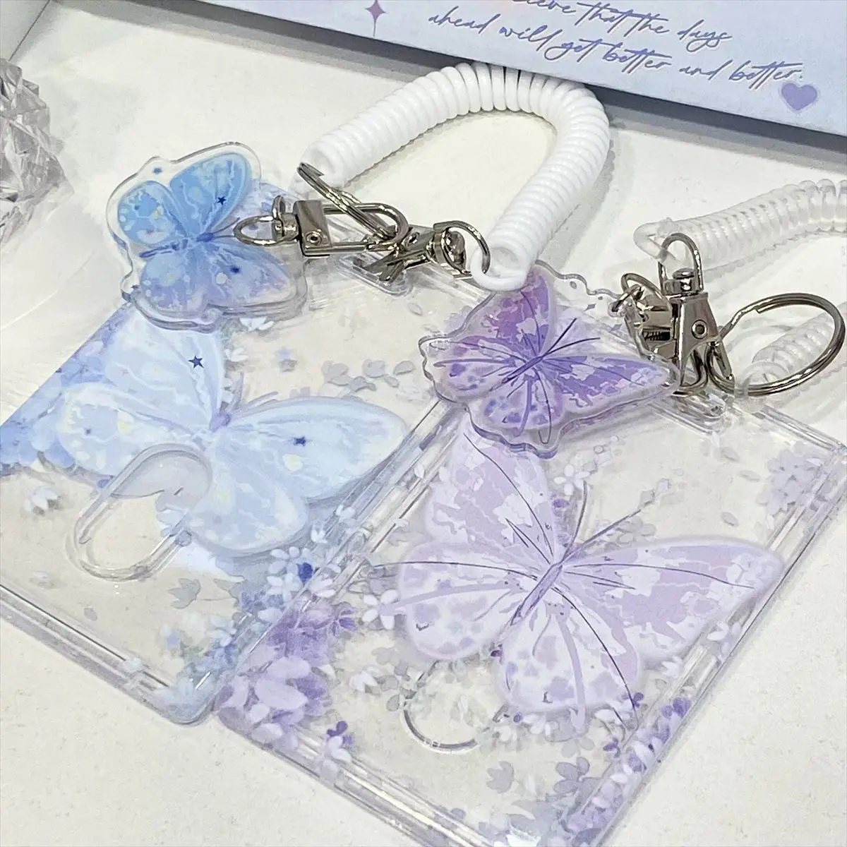 Acrylic Butterfly Badge Holder, Kpop Photocard Holder 4