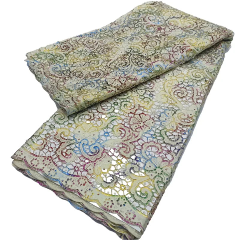 

Sequins African Lace Fabric High Quality 2022 French Nigerian Mesh Embroidery Lace Fabrics Material For Women Dress Sewing