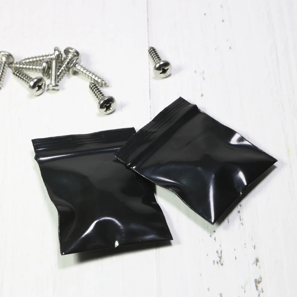 200pcs 4x5cm 4x6cm Tiny  Soft Pe Water Proof Ziplock Pouch  Heat Seal Small Earing Screws Sample Packaging Plastic Zipper Bag 4