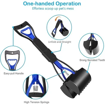 Long Handle Pet Pooper Scooper 1