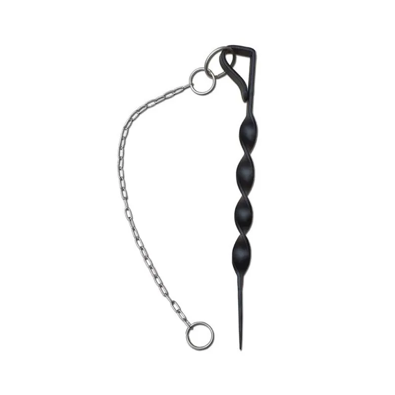 Garden drainage ditch locator iron rain chain anchor pile rain chain fixator suitable for installation