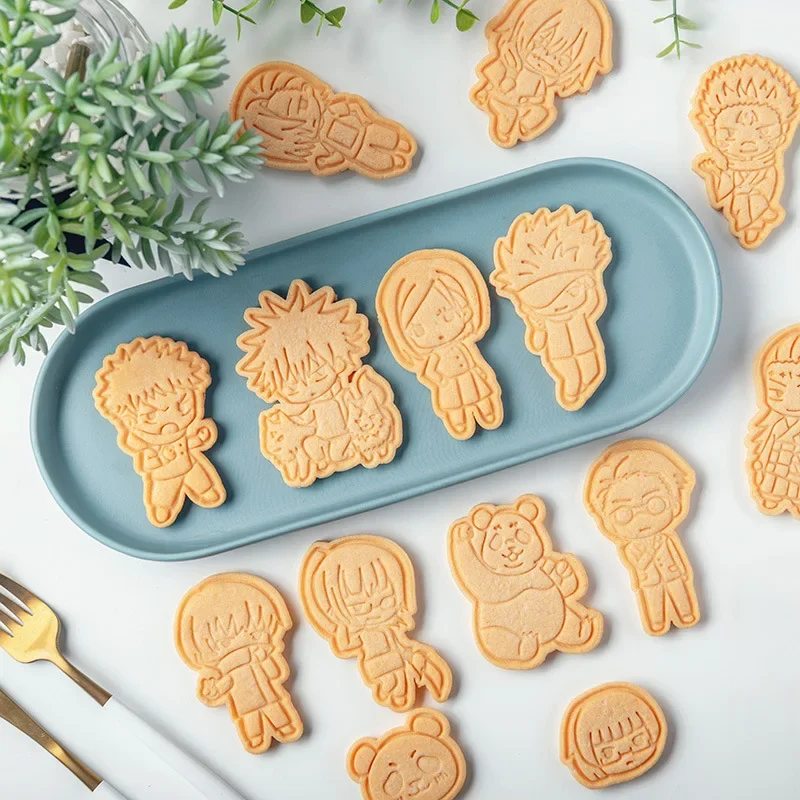Cookie Cutter Baking Mold Cookie Mould Fondant Cutter Baking Decorating Tools Cartoon Anime Character Mini 3D Cutting