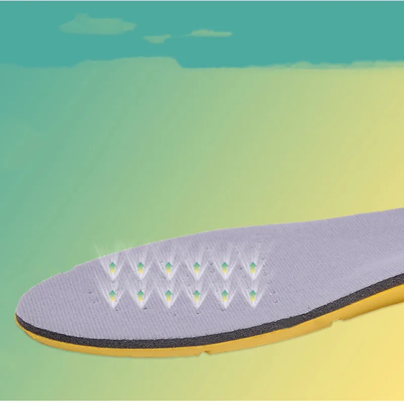 1 Pair Memory Foam Insoles For Shoes Sole Mesh Deodorant Breathable Cushion Running Insoles EVA Soft Shoes Pad Orthopedic Insole