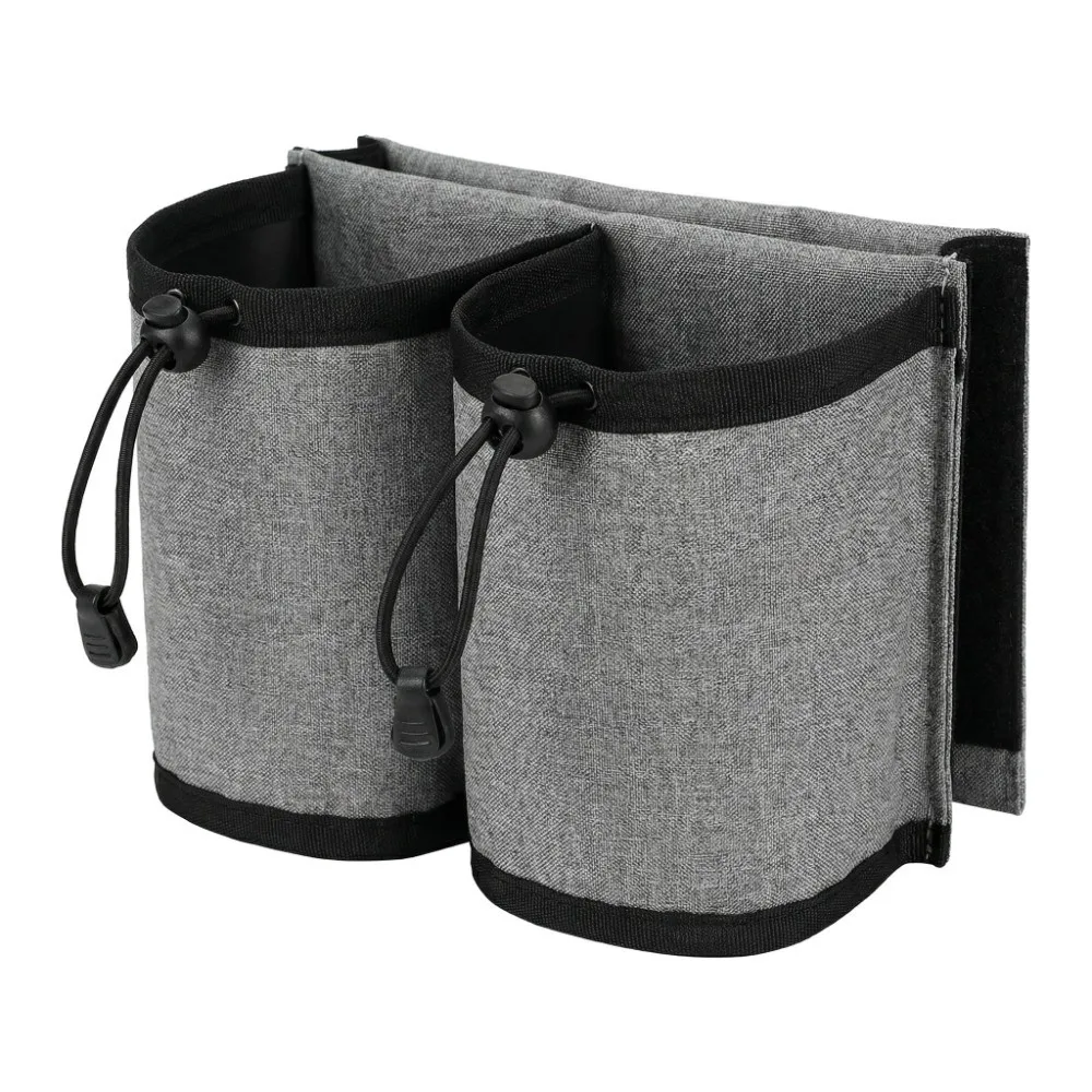 mit Flaschen-Organizer, Gepäckgriff-Tasche, Oxford-Stoff, tragbarer Koffer, 2 Getränkehalter, universeller Getränketräger, Reisezubehör – Detail 7