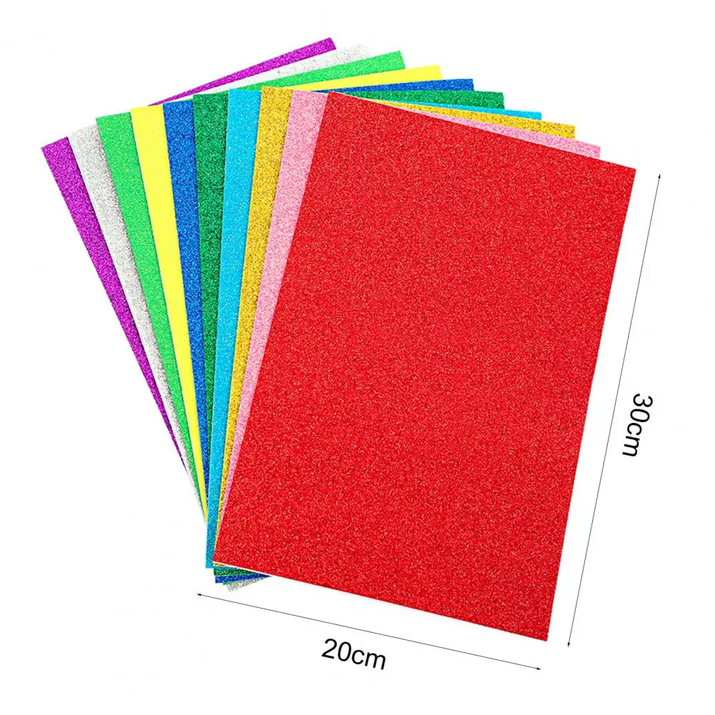 Craft Paper Multicolor Scrapbook Paper Eva Shining Beautiful Manual