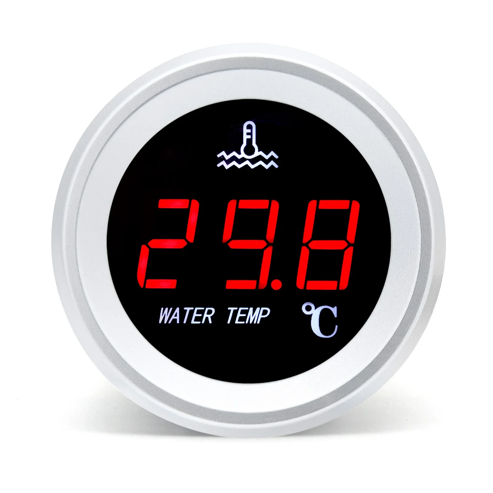 2” 52mm Water Temp Temperature Gauge 0-120℃ Water Temperature Meter + 1/8 NPT co