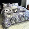 1000TC Egyptian Cotton Bedding Set, Vintage Oil Painting Style, Plant Flowers Pattern, Soft, Duvet Cover, Bed Sheet, Pillowcases 3